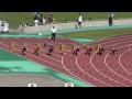 20150919123534県高校新人陸上男子100m予選9組 稲葉 巧真 高城高