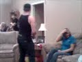 Larissa getting a lap dance