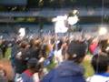 2008-08-27 | Bernie Williams Spraying Champagne on Me ~> of Tim Wakefield to end the 2003 ALCS, Bernie shared in the joy with some celebrating fans (myself included) ... Bernie ... (00:23)
