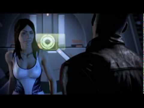 Mass Effect 3.Романтическая сцена с Дианой Аллерс.