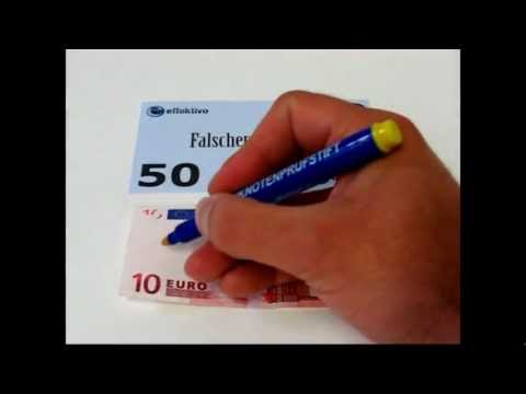 Anleitung Banknotenprüfstift Geldprüfstift Funktion
