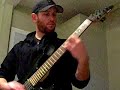 Rob playing Stabwound by Necrophagist