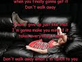 Don't Walk Away - Miley Cyrus (Lyrics On Video Screen + DL!)