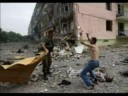 la guerre en Géorgie, immense armée russe, bombardements, morts, réfugiés, blessés et manifestants en prières