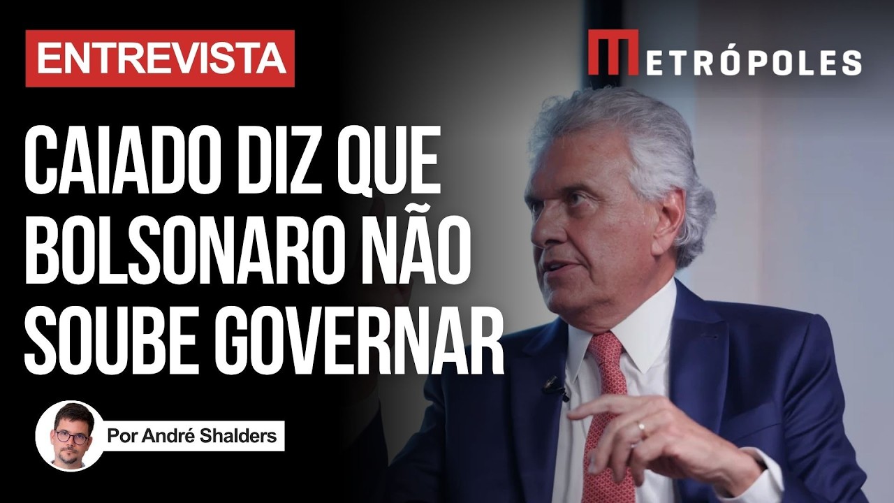 Ronaldo Caiado diz que se Bolsonaro soubesse governar, Lula não teria voltado