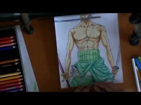 how to draw zoro