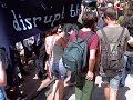 DNC Protest Day One - Street Blockade 1 at Funk the War