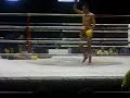 Muay Thai Knockout at Lumpini Stadium in Bangkok, Thailand
