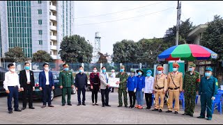 MTTQ và các đoàn thể chính trị xã hội thành phố: Thăm tặng quà, động viên các lực lượng làm nhiệm vụ phòng chống dịch