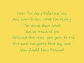 Listen (with lyrics)
