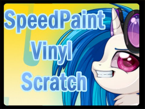 how to draw vinyl scratch