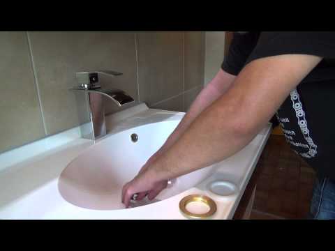 Stöpsel im Waschbecken tauschen / Push open Waschbecken garnitur wechseln
