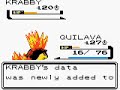 Shiny Krabby in Pokemon Gold