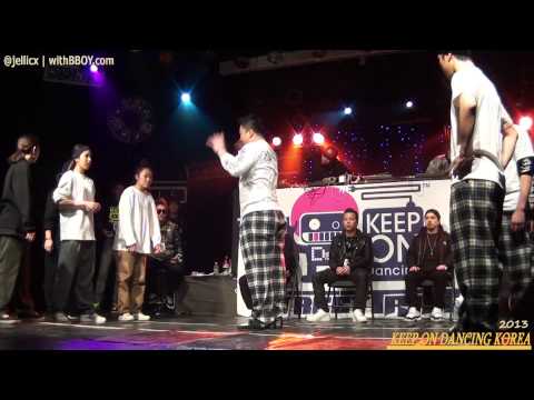 POPPIN TOP8-1 | THE B vs WINNERS CREW(win) vs REAL MARVELOUS | KOD KOREA 2013 