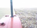 Spring seeding 2005 in the rain with flax