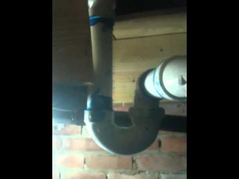 how to attach p trap to drain pipe