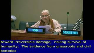 Pam Rajput's intervention at the HLPF 2017: UN Web TV - http://webtv.un.org
