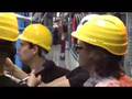 Kevin Eldon and Simon Munnery at CERN