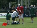 favres first practice with the jets