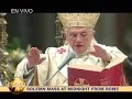 5) Eucaristía de Nochebuena - Bendición 5) Eucaristía de Nochebuena - Bendición