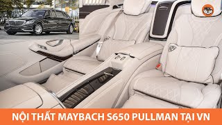 ĐỘT NHẬP nội thất 3 khoang CỰC ĐỈNH của Mercedes Maybach S650 Pullman 2020 đầu tiên tại Việt Nam