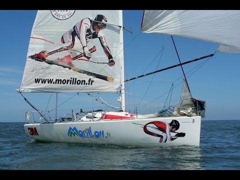 Morillon dans la Solitaire du Figaro 2008