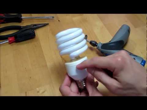 how to repair cfl tube