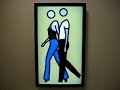 Bruce and Sara Walking, Julian Opie
