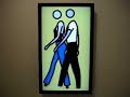 Bruce and Sara Walking, Julian Opie