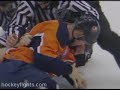 Chris Simon vs John Erskine - GRiSHoCKEY