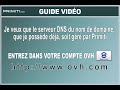 Primiti - Modification du serveur DNS OVH
