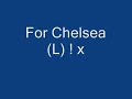 For Chelsea Jowers :) x