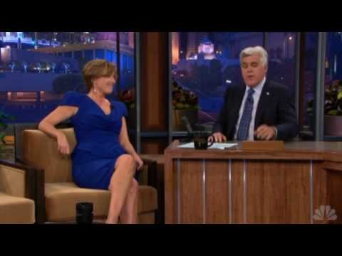 emma thompson - August 6th 2010, Emma on Jay Leno for Nanny McPhee Returns.