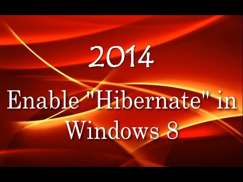 how to enable hibernate option in windows 7