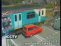 Train Hits Three Wheeled Car