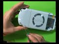 Psp slim Installing the Faceplate