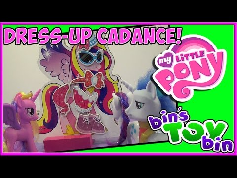 My Little Pony Dress-Up Princess Cadance Magnetic Playset Review! by Bin's Toy Bin