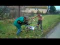 wood on a bike