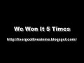 We Won It 5 Times - Liverpool Songs
