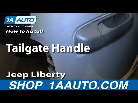 How To Install Replace Tailgate Handle 2002-07 Jeep Liberty