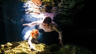 Trash the Dress Riviera Maya | Greg & Stephanie Cenote Session