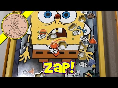 Operation Spongebob Edition Skill Game, 2007 Hasbro Toys