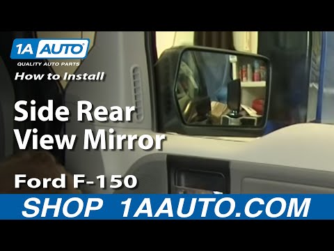 How To Install Replace Side Rear View Mirror Ford F-150 04-08 1AAuto.com