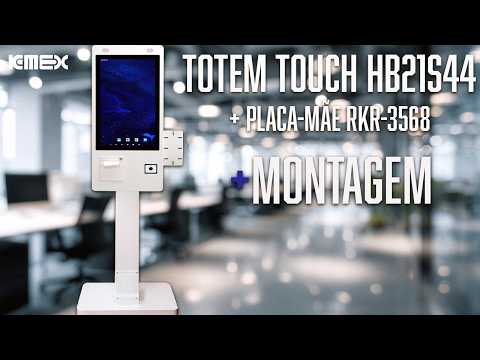 Vídeo de demonstração - Totem Touch | HB21S44+Placa-mãe RKR-3568