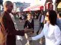 A Free Hugs setback in Venice Beach