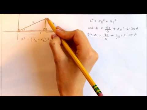 how to prove law of cosines