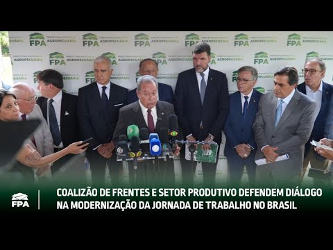 COALIZÃO DE FRENTES E SETOR PRODUTIVO DEFENDEM DIÁLOGO NA MODERNIZAÇÃO DA JORNADA DE TRABALHO