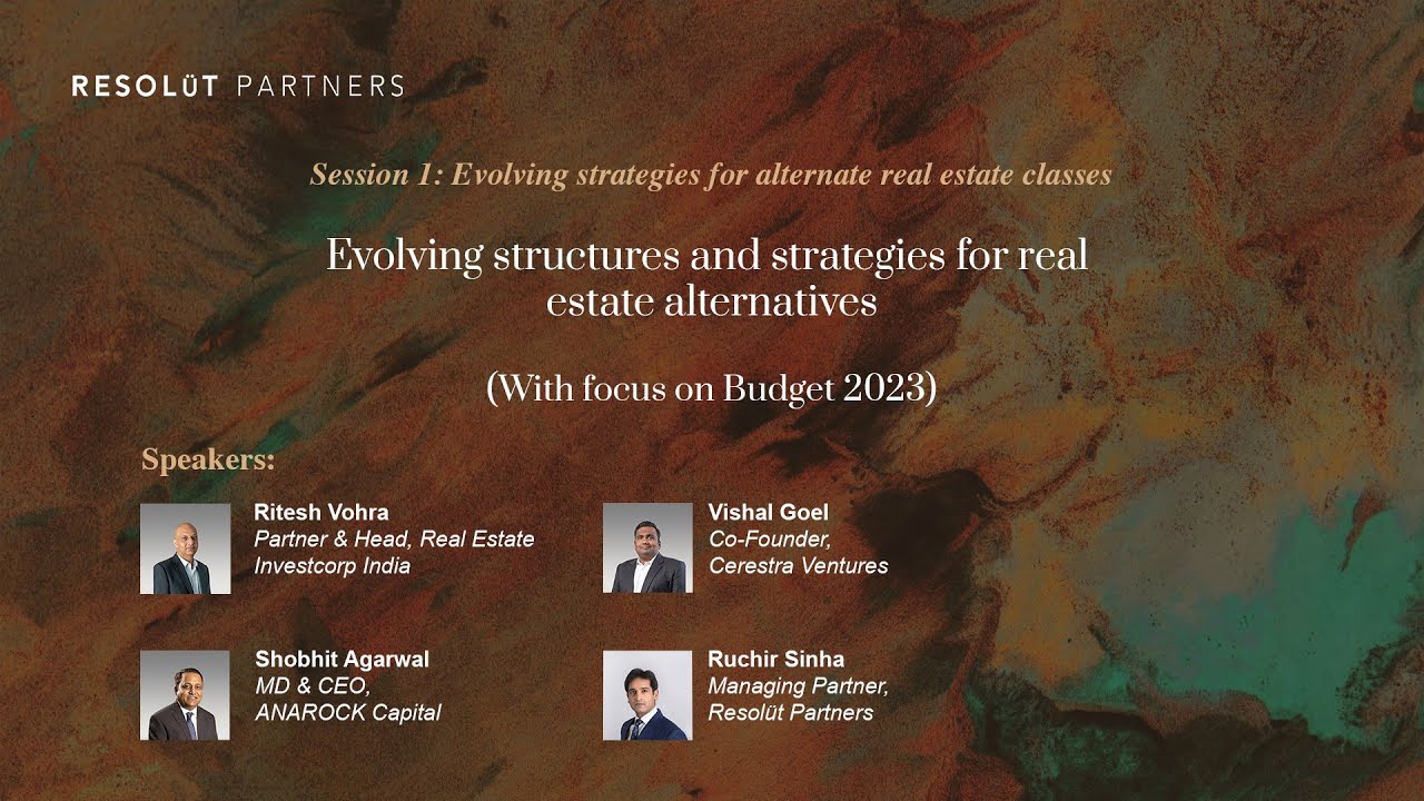 Session 1: Evolving strategies for alternate real estate classes