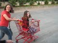 Shopping cart races to big bear Shopping cart races to big bear
