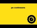 Pe contrasens